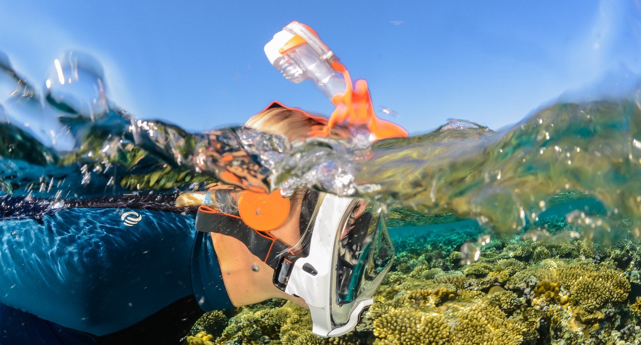 Máscara de snorkel
