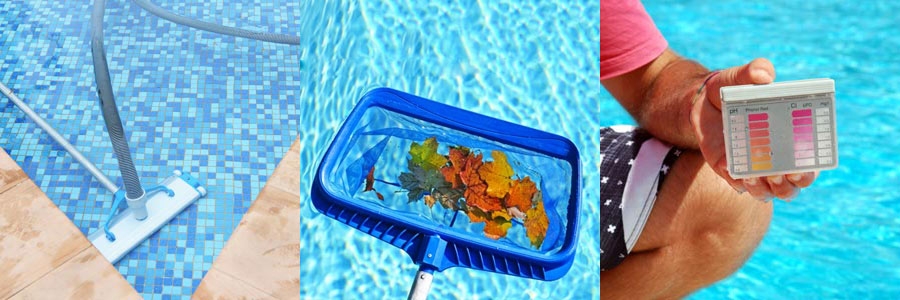 Material limpieza piscina
