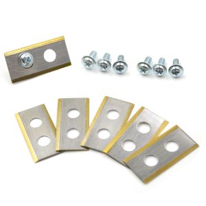 Cuchillas Worx Landroid| Pack 9 UDS - Inox Titanio 0,75mm