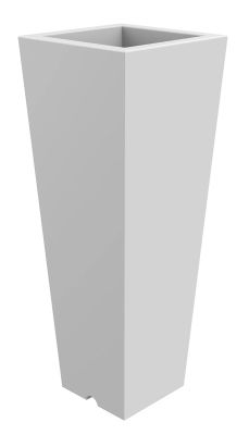 Jarrón Quadro 34x86 cm - Blanco - Arkema Design