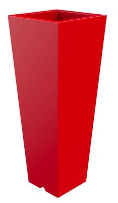 Jarrón Quadro 34x86 cm - Rojo - Arkema Design