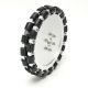 203mm Double Aluminium Omni Directional Wheel W/Bearing Rollers - 14125