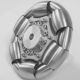 100mm Stainless Steel rollers Omni wheel for ball balance ballbot - 14183