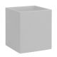 Cubo de diseño Iris 50x50 cm - Blanco - Arkema Design