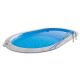 Azuro Graphite - 550x370x120cm Piscina ovalada